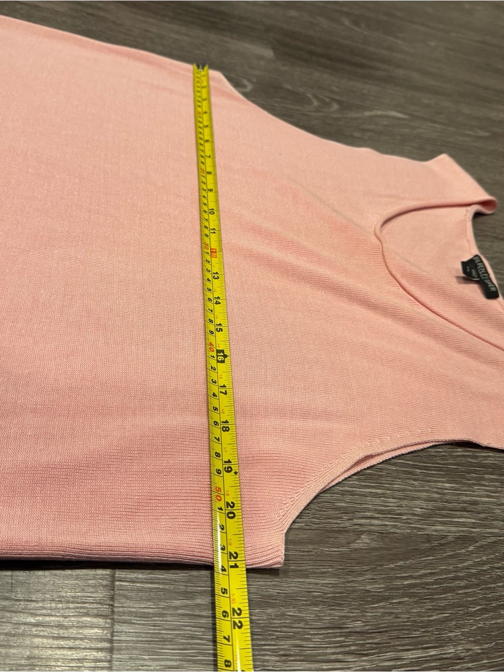 Eileen Fisher Woman 2X Pink Silk Cotton Sleeveless Knit Tank Top Shell Plus - Picture 7 of 8